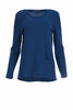 Naturalmente Kleidung Pullover einfarbig mit Tasche 9003 blau